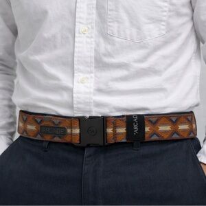 Arcade Adventure Adjustable Aztec Southwest Print Stretch Belt 38X 1.5